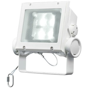 岩崎 LEDioc FLOOD NEO(レディオック フラッド ネオ) LED投光器 20クラス 広角タイプ 昼白色(5000K)タイプ 高演色 本体色:ホワイト LED一体形 耐塩塗装 ECF2041WNSAN8W ※受注生