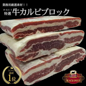 ブラックアンガス 牛カルビブロック 暫定重量 約5kg前後 量り売り ショートプレート 冷凍 オールミート 牛肉 ブロック 塊 バーベキュー BBQ 焼肉 アンガス 牛 ステーキ 牛肉 肉 グルメ ギフト お取り寄せ プレゼント 御歳暮 お歳暮