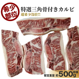 特選三角バラカルビ使用 極上骨付きカルビ約500g 冷凍 牛肉 焼肉 bbq 肉 牛肉 オールミート お肉 肉 精肉 加工品 BBQ バーベキュー お得 贈り物 プレゼント ギフト 御歳暮 お歳暮