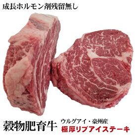 極厚牛リブアイロール リブロースステーキ 約450g前後 『抗生物質残留無し』【冷凍】 ステーキ肉