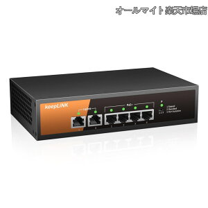 �y���������zPoE �X�C�b�`���O�n�u 10/100Mbps (4�|�[�gPoE+ 65W) �É��t�@�����X ����➑� �ȓd�͐݌v