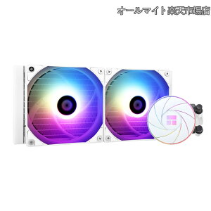 �y���������zAQUA ELITE 240 WHITE ARGB ����CPU�N�[���[�A240��p��T�C�Y�A120mm PWM�t�@��×2�AS-FDB�x�A�����O�AAMD/AM4/AM5�AINTEL LGA1150/1151/1155/1156/1200/20XX/ �p ARGB�I�[���C������ 1700
