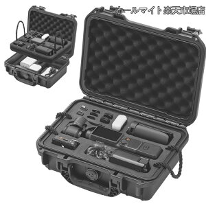 �y���������zOsmo Pocket 4 Creator Combo �p ���[�P�[�X �h�� �o�b�O �S�ʕی� �ϏՌ� �V�����_�[�X�g���b�v�t�� �S�ʕی� �ϏՌ� �h�o