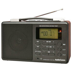 �y���������zAudioComm N���W�I �|�[�^�u���b�I�[���d�@ RAD-T700N 03-5700