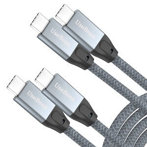 �y���������zUSB C & USB C�P�[�u��4.5M(2�{�Z�b�g)�yUSB 3.2 Gen 2X2 20Gbps�f�[�^�]��PD�Ή�100W���}���[�d�zUSB Type-C�P�[�u�� 4K/60Hz�f���o�� Type C�[�d�P�[�u�� MacBook Pro iPad Pro/Mini Galaxy S23 S24 Pixel Sony��US