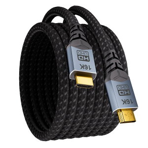 �y���������z�P�[�u�� 16K ������ 8K/10K/4K HDMI2.2 �P�[�u�� 5m�b96Gbps �ґg HDMI �R�[�h�b16K@60Hz/8K@240Hz/4K@480Hz �Ή��beARC/�h���r�[�A�g���X/VRR�bHDCP 2.2&2.3 �Ή��bHDTV/PS5 �ɑΉ�