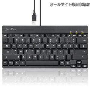 �y���������z�y���b�N�X PERIBOARD-326US �o�b�N���C�g�L�[�{�[�h �L�� �R���p�N�g USB ���^ �e���L�[���X �����u�����L�[ �ȃX�y�[�X�y���K�ۏؕi�z(�p��z�� �o�b�N���C�g)