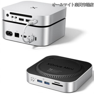 �y���������zMac Mini M4 �h�b�N�iM.2 NVMe/SATA SSD�G���N���[�W�����ځj�AUSB A 10Gbps×2�AUSB A 5Gbps×2�ATF/SD�J�[�h�X���b�g�A3.5mm�I�[�f�B�I�W���b�N�AMac Mini M4/M4 Pro�p�h�b�L���O�X�e�[�V���� - M4D1
