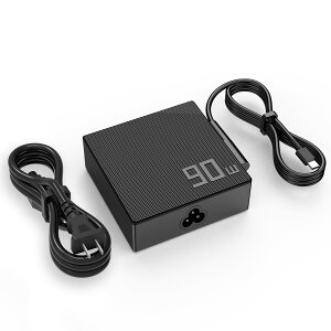 �y���������z�ėp AC�A�_�v�^�[ USB C Type-C �d���A�_�v�^�[ �m�[�g�p�\�R���[�d�� �y�� �Ή�Dell Inspiron 14 7430 2-in-1; Latitude 5430 7330; Lenovo ThinkPad X1 Carbon 8th Gen�ȂǂɑΉ� �m�[�gPC�pAC�A�_�v�^�[ 2.5