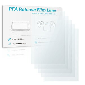 �y���������z4 Ultra PFA�����[�X���C�i�[�t�B����273x176mm Compatible with Elegoo Saturn 2/3/4/4 Ultra/4 Ultra 16K ����3D�v�����^�[�A0.127mm���A���������ߗ��������v�����g-5PCS