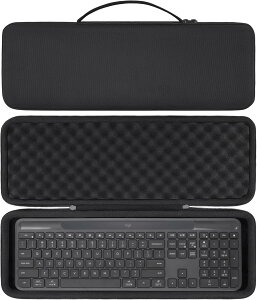 �y���������zLogicool Bluetooth �\�[���[ ���C�����X�L�[�{�[�hSignature Slim Solar K980GR ��p���[�P�[�X �C�u���b�N�]co2CREA