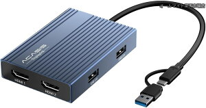 �y���������zUSB C - �f���A�� HDMI DisplayLink �A�_�v�^�[�A4K@60Hz�Ausb hdmi �ϊ��A�_�v�^ HDMI �|�[�g 2 �� USB-A �|�[�g 3 �A100W PD �[�d�AMac M1/M2/M3/Windows �p USB C DisplayLink �h�b�L���O�X�e�[�V�����A