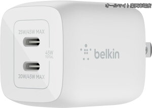 �y���������z�[�d�� USB-C 2�|�[�g PPS�K�i�Ή� GaN�̗p ���^ AC�A�_�v�^�[ �^�C�vC �}���[�d �y�ʁyPD3.0�Ή� /PSE�F��/�܂肽���ݎ��v���O�z45W(25W+20W) MacBook Windows PC Surface Pro iPad iPhone 17 16�`12�Ή� G