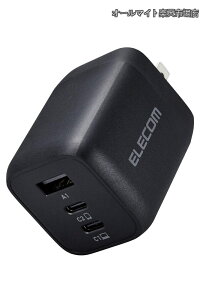 �y���������z�[�d�� 65W USB PD�Ή� 3�|�[�g Type-C USB-A �y iPhone 16 15 14 iPad Macbook Air �m�[�gPC�z �u���b�N EC-AC4465BK