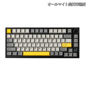 �y���������zAjazz AK820 Pro �Q�[�~���O�L�[�{�[�h 75% �K�X�P�b�g���� ���J�j�J���L�[�{�[�h TFT�X�N���[�� 3���[�h(Bluetooth 5.1/2.4G���C�����X&Type-C�L��) �����t�H�[������ (Grey Ajazz Flying Fish Switch)