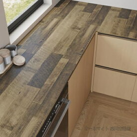 【送料無料】木目調 リメイクシート 壁紙シール 剥がせる 40×200cm ブラウン 防水 防油 汚れ防止 キッチン リビング 寝室 家具 リフォーム DIY 補修 クローゼット キャビネット テーブル 棚