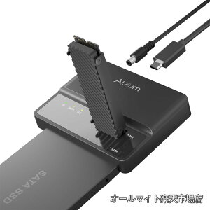 �y���������zPCIE NVME M.2��SATA ���Ή� �O�t��SSD�P�[�X-10Gbps�����]�� USB C 3.2 �P�[�XUSAP&TRIM���T�|�[�g �H��s�v�̃C���X�g�[�� 2230/2242/2260/2280 M.2��2.5 / 3.5 SATA HDD/SSD �ɑΉ�