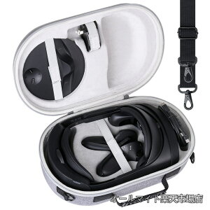 �y���������z��p���[�P�[�X�z�݊��i Meta Quest 3/Quest Pro VR�w�b�h�Z�b�g �X�[�c�P�[�X ����Ռ��ɋ��� �A�b�V���z���C�g�i�P�[�X�̂݁j
