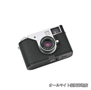 �y���������zhandmade �Ή� Fuji x-half/Fuji x-half ��p �J�����P�[�X �J�����J�o�[ �J�����o�b�O �{�v ���w���v�{��+���^���x�[�X�v���[�g (Black)