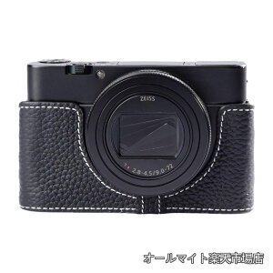 �y���������zrx100VI(RX100M6)/rx100 VII(RX100M7)��p ����{�v���n�[�t�^�C�v�J�����v���e�N�g�P�[�X�K�pSony DSC-RX100M6/DSC - RX100M7 (Black-white line)