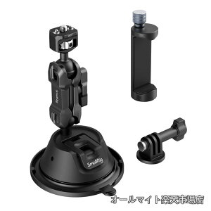 �y���������z�ԍڃJ�����}�E���g �z�Վ� �X�}�z�p�n���h���p�N�����v�t�� GoPro 11 / 10 / 9 / 8 / 7�Ή��ADJI Osmo Action / Action2�Ή� �AOsmo Pocket/Pocket 2�Ή� 360°��] �A���~������ �ԍڃz���_�[ �E�F
