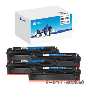 �y���������zG&G CRG-054H 4�F�Z�b�g �L���m�� �݊��g�i�[ (CRG-054HBLK CRG-054HCYN CRG-054HMAG CRG-054HYEL) ��e�� �Ή��@��:LBP621C LBP622C MF642Cdw MF644Cdw