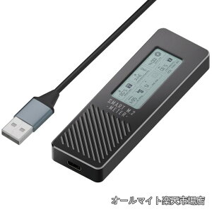 �y���������zS.M.A.R.T M.2 -METER- M.2 SSD �p 2280 / 2260 / 2242 �Ή� �X�}�[�g���\�� �f�B�X�v���C���� SD-CM2DP-B