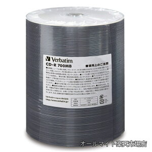 �y���������z�o�[�x�C�^�� 1��L�^�p CD-R 700MB 600�� �Ɩ��p�ȈՕ�p�b�N �z���C�g�v�����^�u��(���C�h) 48�{�� SR80FW600B