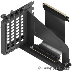 �y���������z�ėp�^GPU�����}�E���g �u���b�N�A145mm �Z�F�d�H�А�PCIe 5.0 Riser�P�[�u���t���ARTX5090 RTX4090 RX9070 RX7900�ƌ݊����A�I�[�v��PCI 6�X���b�g�݌v�i���{���K�㗝�X�i�j CS9464