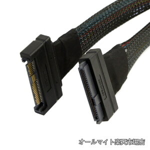 �y���������zU.2 U2 SFF-8639 NVME PCIe SSD�P�[�u�� �I�X-���X���� 50cm 68�s��