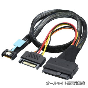 �y���������zMini Cool Edge IO MCIO 4X to U.2 SFF-8639 NVME PCIe PCI-Express�P�[�u�� ���C���{�[�hSSD�p