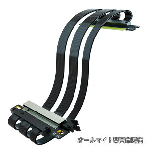 �y���������z�_�u�����o�[�X PCIe 5.0 ���C�U�[�P�[�u���i�~�jITX�}�U�[�{�[�h�p�A170×170mm�Ή��j�ARTX 5090�iTi�j����� RX 9070�iXT�jGPU�Ή��A����185mm�A�u���b�N�J���[