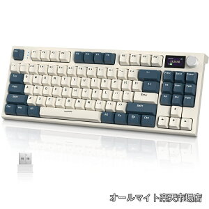 �y���������zSHARK x AJAZZ K86 �Q�[�~���O�L�[�{�[�h ���C�����X�L�[�{�[�h �L�[�{�[�h bluetooth ���C�����X ���j�A TFT�J���[�X�N���[�� �m�u �V���i�K�X�N�W����-�K�X�P�b�g�\�� �z�b�g�X�|�b�g