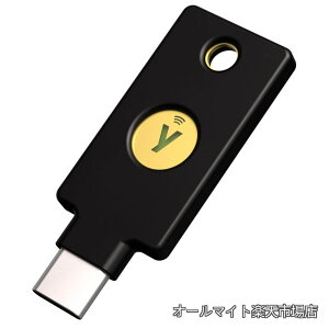 �y���������z�Z�L�����e�B�L�[ YubiKey 5C NFC USB-C/FIDO2/WebAuthn/U2F/2�i�K�F��/���ϋv��/�ϏՌ���/�h��