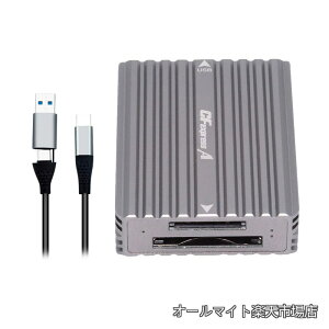 �y���������zType-C USB3.0 - CF Express Type-A & Type-B �g���J�[�h���[�_�[ CFE CFA R5 Z6 Z7 CFB �������J�[�h