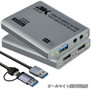 �y���������zSwitch�Ή� 4K HDMI �p�X�X���[ �@�\�𓋍ڂ��Ă��܂� 1080P 60Hz �r�f�I�L���v�`���[ USB3.0�����`�� ��x�� �Q�[���������z�M���C�u�A�r�f�I��c�^��A���A���^�C���X�g���[�~���O 