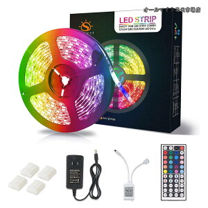 �y���������zRGB�e�[�v SMD5050 5m 300LED 44�L�[�����R�� LED�e�[�v �X�g���b�v���C�g led���C�g DIY �h���h�o ���ʃe�[�v ���ʔ��� �ԐڏƖ� �ؒf�\ �����O���� ���� �X�� �o�[ ������ �z�[������