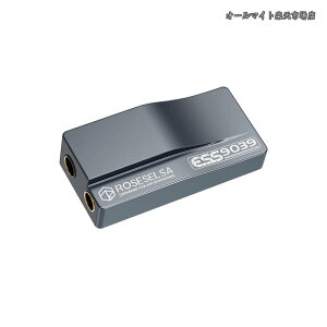 �y���������zROSESELSA RS9039 �|�[�^�u�� DAC �A���v�AES9039Q2M �`�b�v�� DSD256 �𓋍ڂ��� 3.5mm ����� 4.4mm �o�͗p�w�b�h�t�H���A���v (Type-C �P�[�u���f�t�H���g)