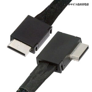 �y���������z90�x OcuLink PCIe 4.0 PCI-Express SFF-8611 4i to SFF-8611 �f�[�^�A�N�e�B�u�P�[�u�� eGPU SSD 50cm�p