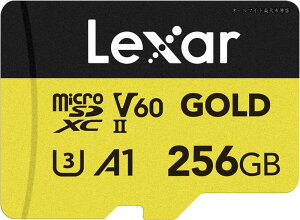 �y���������zProfessional Gold MicroSDXC�J�[�h UHS-II C10 U3 V60 A1 �t��HD 4K UHD �ǂݍ��ݑ��x �ő�280MB/s �������K�i 10�N���[�J�[�ۏ� �����T�|�[�g�� 256GB