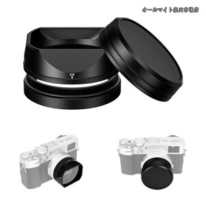 �y���������zFujifilm X100VI X100V �X�N�G�A���^�������Y�t�[�h �t�[�h�L���b�v+�A�^�u�^�[�t�� 49mm�t�B���^�[�ƕ��p�\ �A���~�j�E�������� ������\�� ���˖h�~ �����Y�ی� �N���V�b�N�ȃX