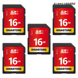�y���������z16GB SD�J�[�h 5�Z�b�g SDHC UHS-I U1 C10 80MB/s �������[�J�[�h �t��HD �r�f�I �f�W�^���J���� �����L�^ �~�j�P�[�X5�t��