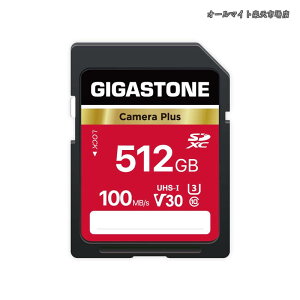 �y���������z512GB SD�J�[�h Camera Plus SDXC UHS-I V30 U3 C10 100MB/s �������[�J�[�h ���� �t��HD �r�f�I �f�W�^���J���� �~�j�P�[�X1�t��