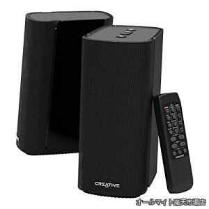 �y���������zCreative T100 2.75 inch�t�������W�h���C�o�[ 40WRMS�f�W�^���A���v���� Bluetooth/������/�A�i���O���͑Ή� �����R���t�� 2.0ch �X�s�[�J�[ SP-T100-BK