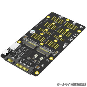 �y���������zM.2 NVME/SATA-Bus SSD - SFF-8611/8612 & SATA�g���J�[�h USB-C �d���A�_�v�^�[ M2 2230 2242 2260 2280 SSD�p