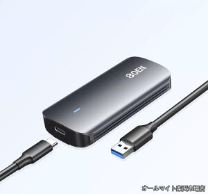 �y���������z�P�[�Xmini SSD �ϊ��P�[�X MSATA3.1�P�[�X �i�ő�2TB�܂őΉ��j�@USB3.1�ڑ� UASP�Ή� SSD�O�t���P�[�X 5Gbps ���� �h�o�W�t �����^ �O�t���h���C�u�P�[�X �A���~�� �H��s�v[BOEN]