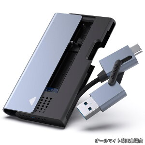 �y���������zM.2 NVME SSD �G���N���[�W���A10Gbps USB Type-C/Type-A to NVME PCI-E �ϊ��P�[�X�AM-Key/(B+M) Key �Ή� �\���b�h�X�e�[�g�h���C�u�p�AUASP�ETrim �Ή��A2230/2242/2260/2280�T�C�YSSD �Ή�