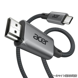 �y���������zType-C HDMI �P�[�u�� [4K@60Hz �f���o��] USB-C to HDMI �ϊ��P�[�u�� Thunderbolt 4/3 �Ή� [�P�����ʐM] �i�C�����҂� Type-C �ϊ��A�_�v�^ �m�[�g�p�\�R���E�^�u���b�g�EiPhone 16/15 Pro/Pro Max�EMa