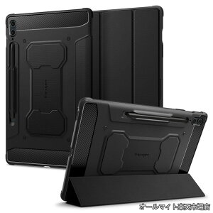 �y���������zGalaxy Tab S10 Plus �P�[�X Galaxy Tab S9 Plus �J�o�[ �Ռ��z�� �ϏՌ� �X�^���h ���� �Ռ� �z�� ���M�b�h�E�A�[�}�[�v�� ACS06539 (�u���b�N)