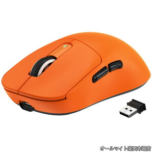 �y���������zx ATTACK SHARK X3 ���y�ʉ��}�E�X49g �Q�[�~���O�}�E�X ���C�����X2.4G/Bluetooth/�L��USB�ڑ��AOptical Sensor PAW3395�Z���T�[ �ő�26000DPI�AXP/Windows/MAC/Android�K�p�A�l�ԍH�w�f�U�C�� �I�����W